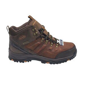 Skechers leather Mens Waterproof Relaxed Fit Air-Cooled Memory Foam‎ Boots Sz 13
